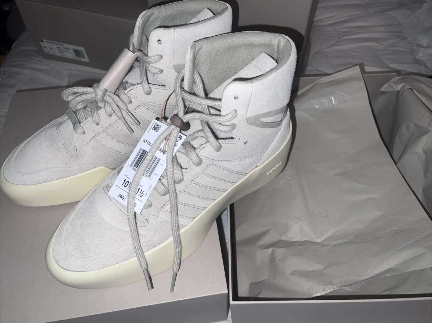 Adidas Fear of God Athletics 86 Hi Sesame Size 10.5 - photo 3