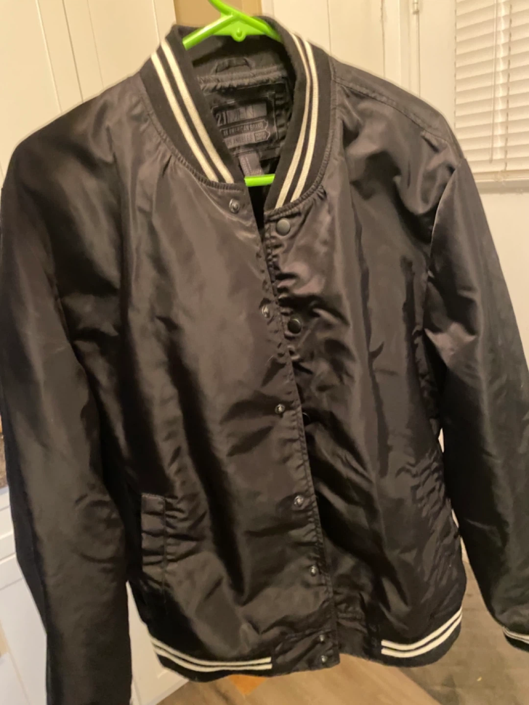 21MEN Black Wind / Rain Jacket - Size L