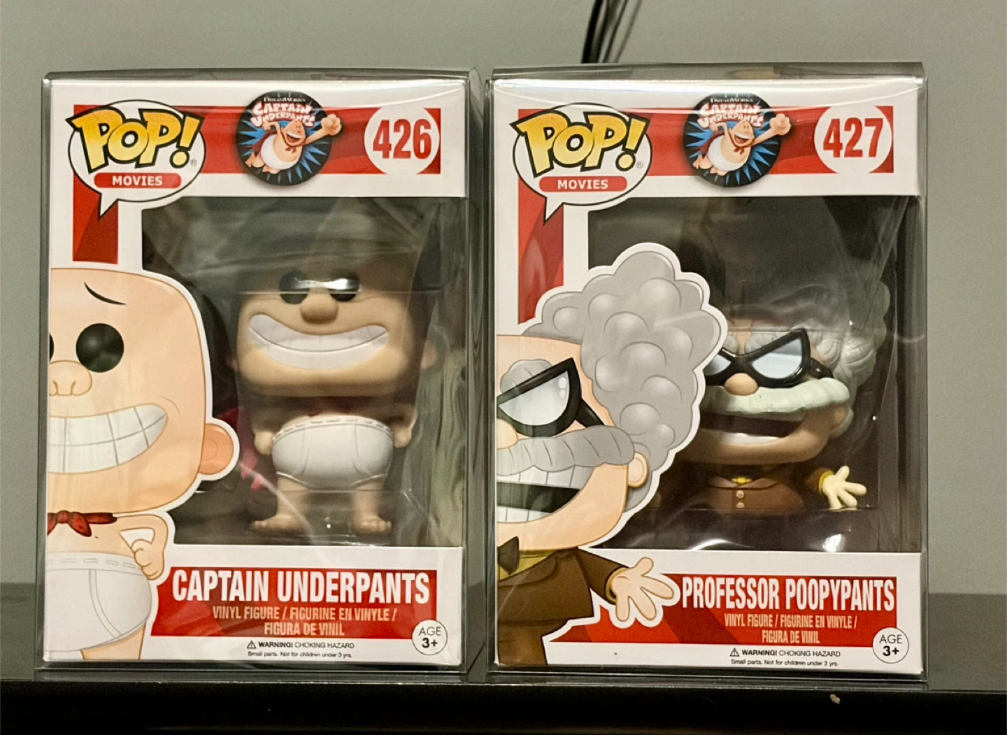 Funko Pop! Movies: Captain Underpants & Professor PoopyPants