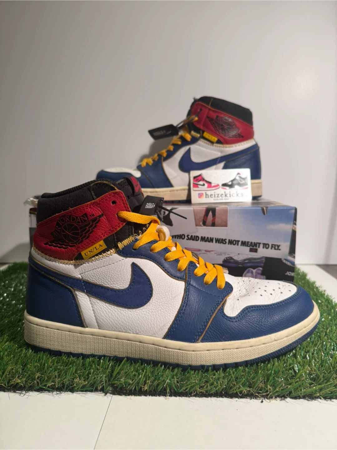 Jordan 1 High Union Storm Blue size 9