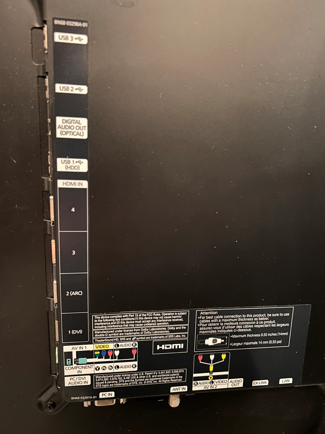 Samsung UN55D6420UF 55 inch TV - photo 3