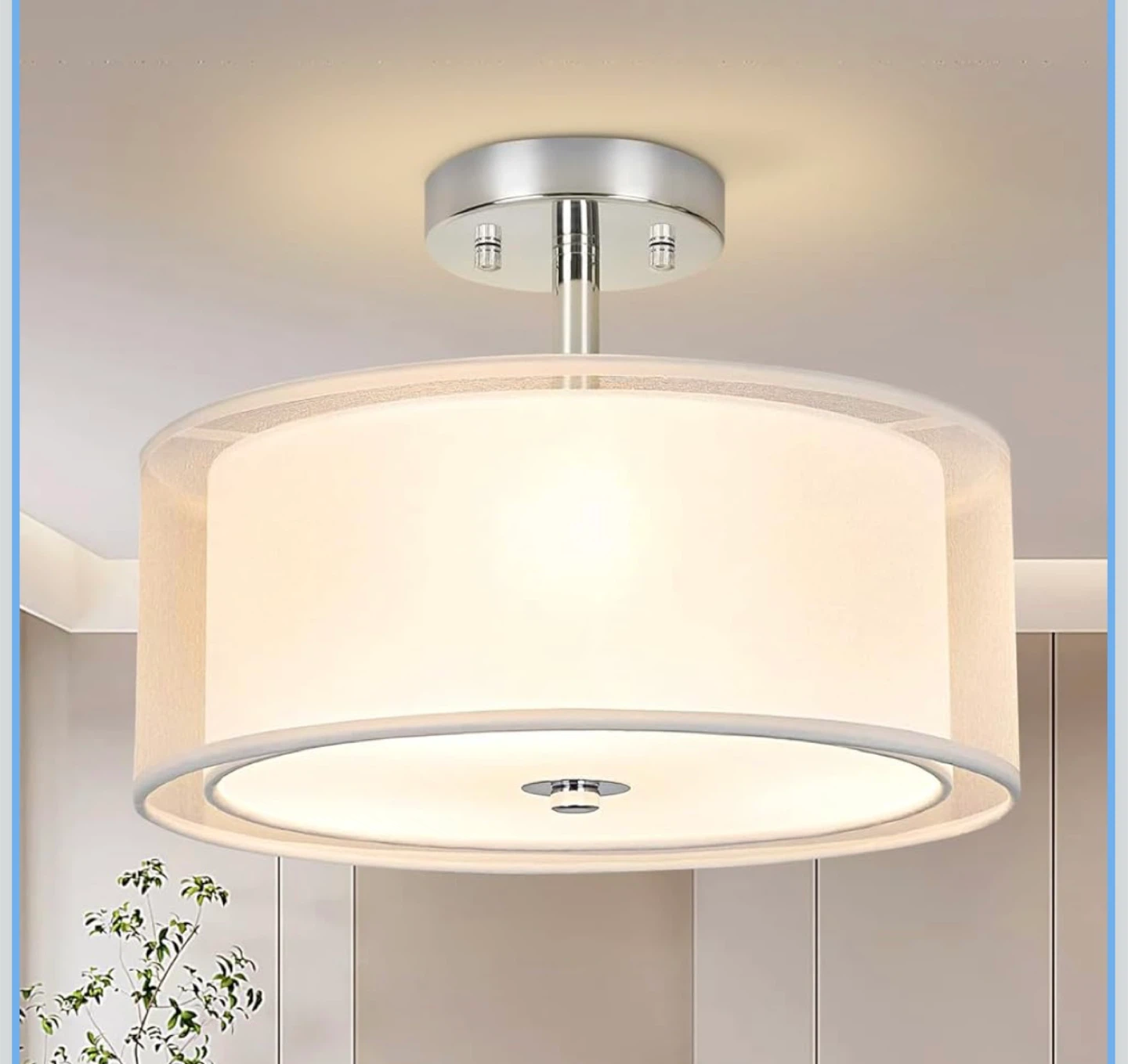 Brand New in Box 3-Light Ceiling Light Fixture