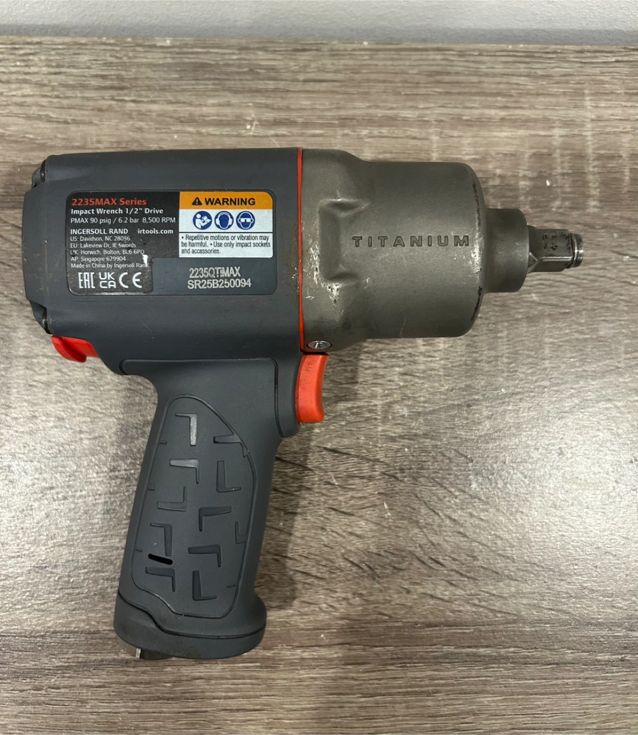 Ingersoll Rand 1/2” Air Impact Wrench - 2235QTiMAX - photo 3