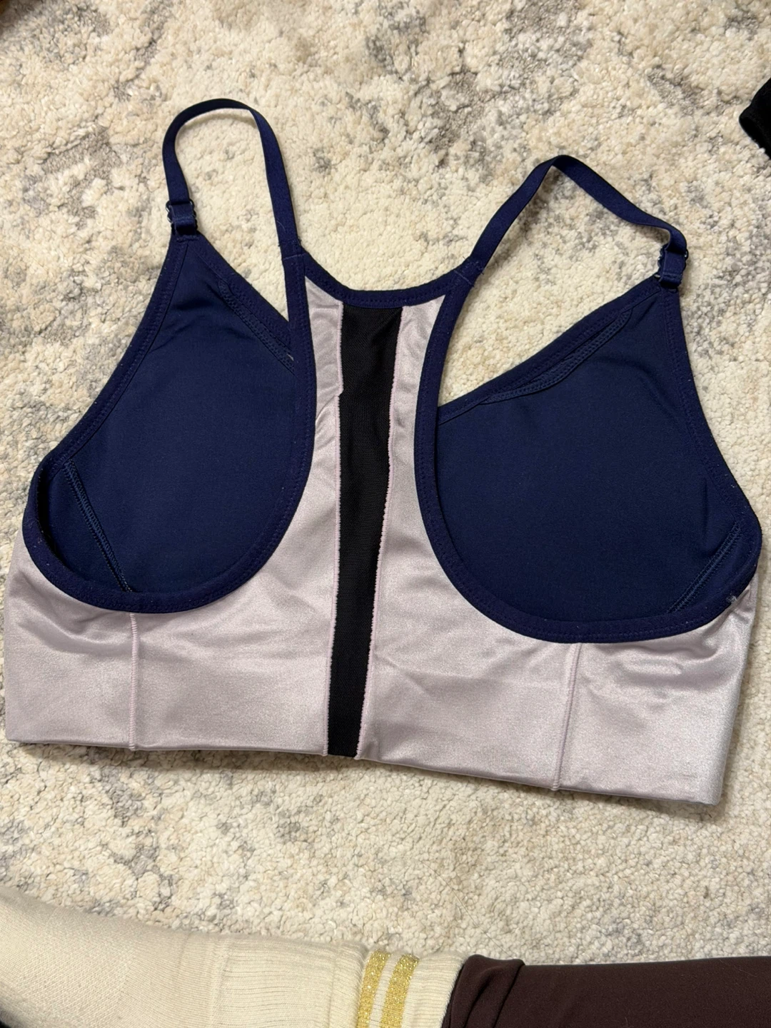 Nike Pro Sports Bra - Navy Blue, Size Small - photo 2