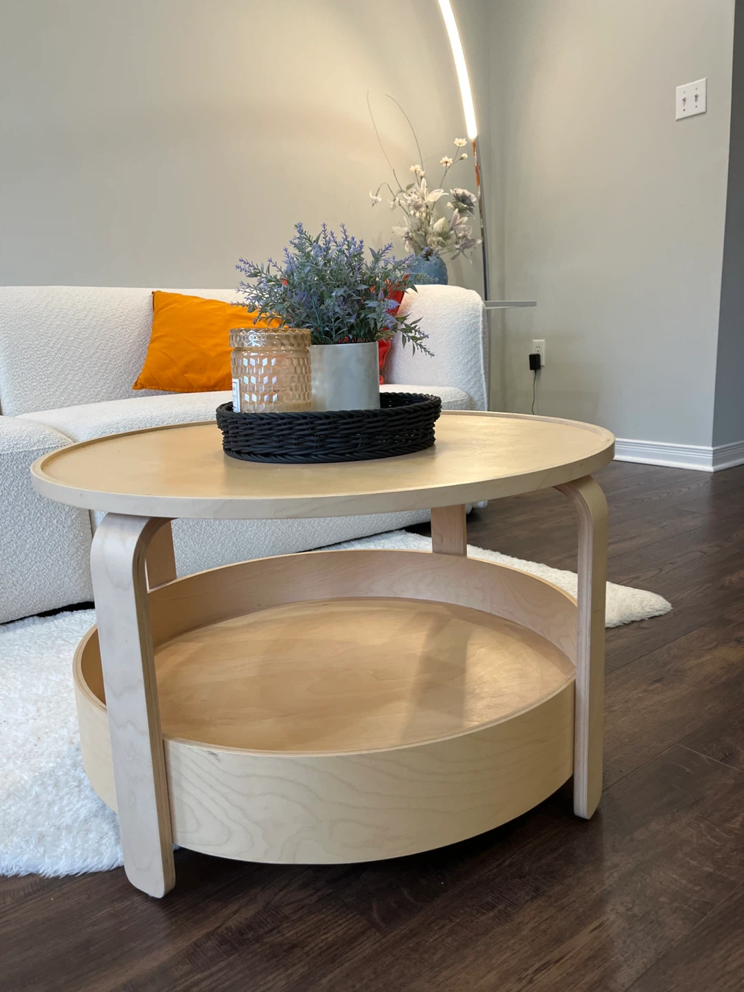 IKEA BORGEBY Coffee Table, Birch Veneer, 70 cm
