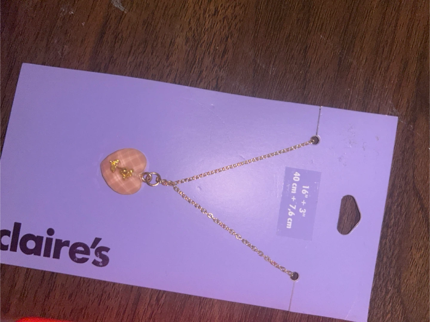 Claire’s Heart Necklace + Gardenia Hand Cream (New) - photo 2