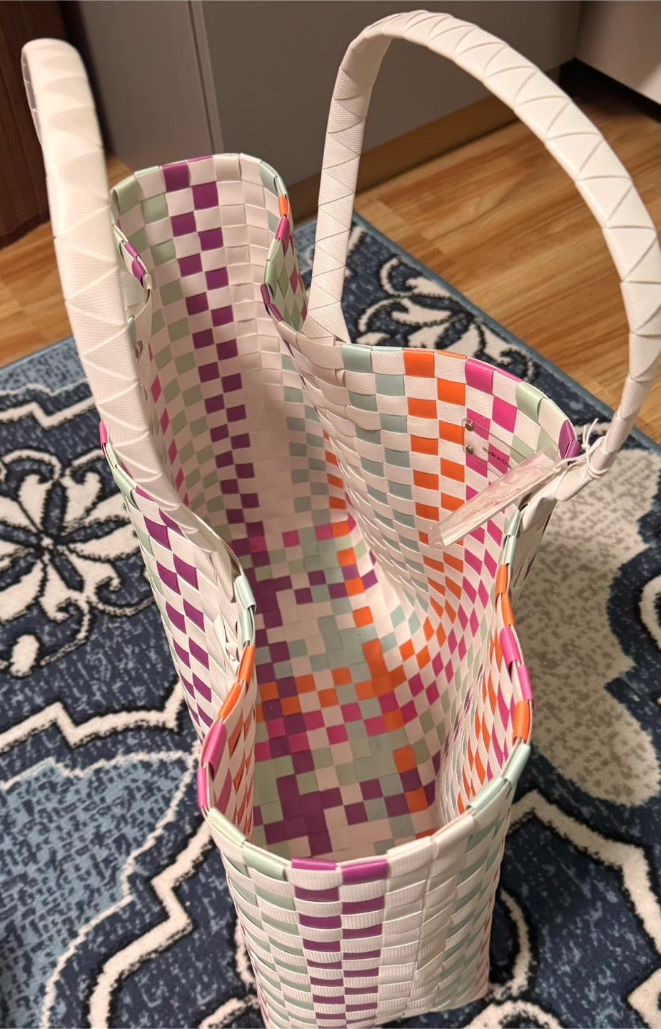 Kate Spade Woven Tote Bag - Colorful! - photo 3