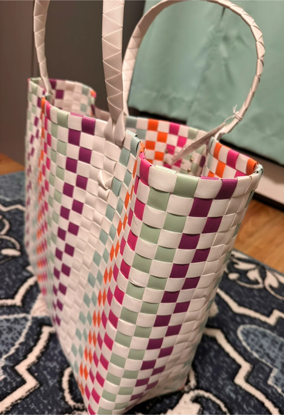 Kate Spade Woven Tote Bag - Colorful! - photo 4