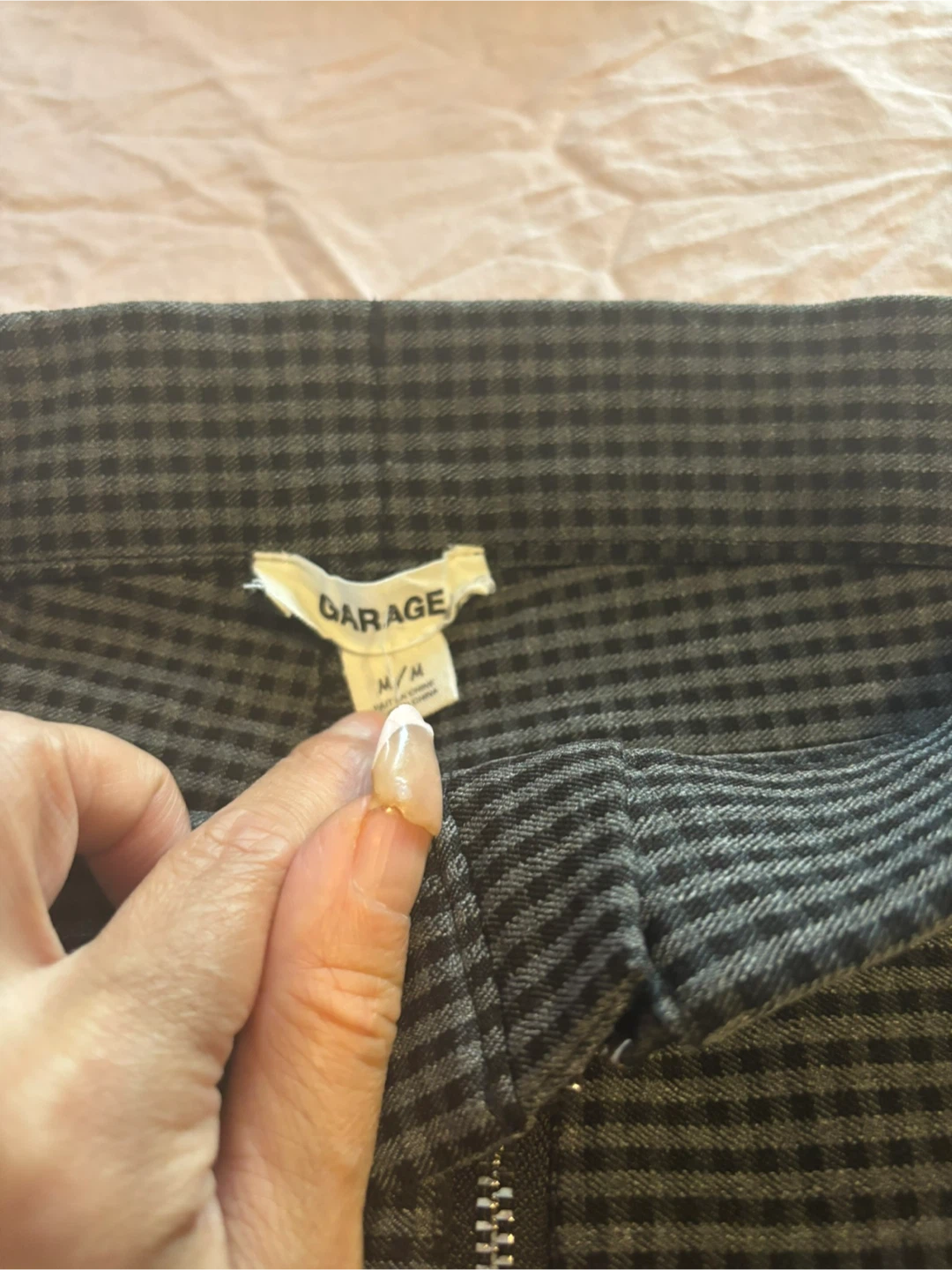 Garage Plaid Pants - Size M - photo 2