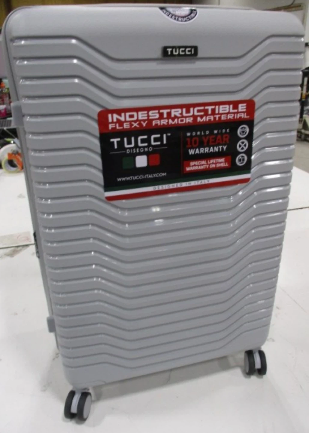 Tucci Presa Di Ferro 3-Piece Hardside Luggage Set