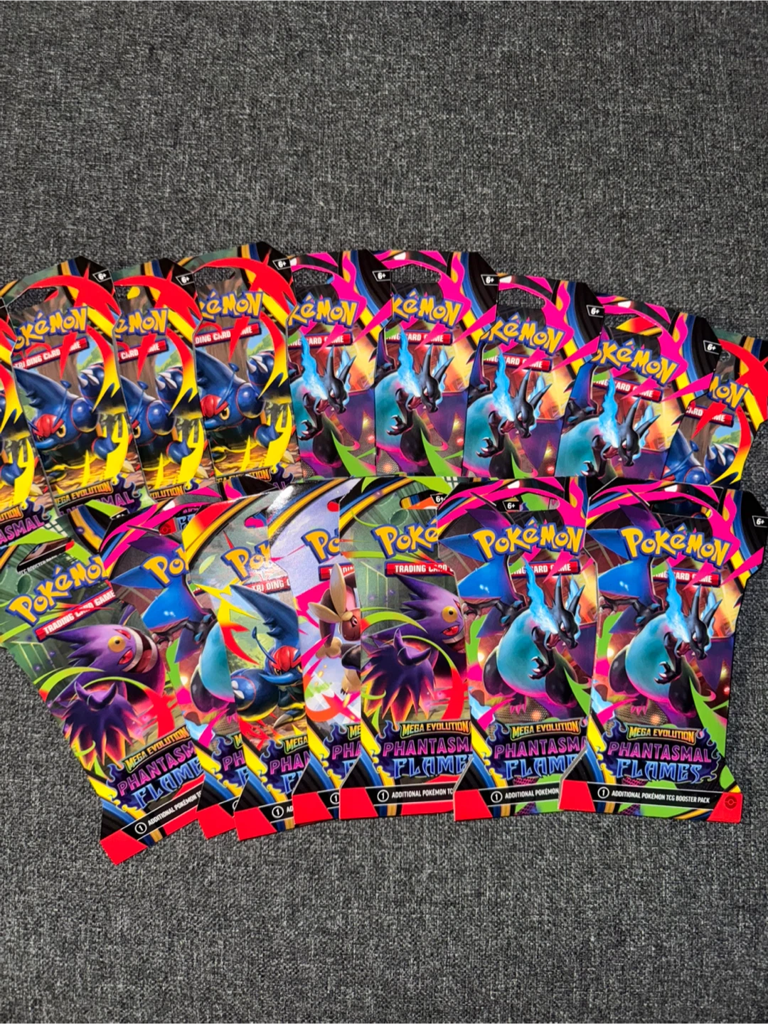 Pokemon Mega Evolution Phantasm Flames Booster Packs