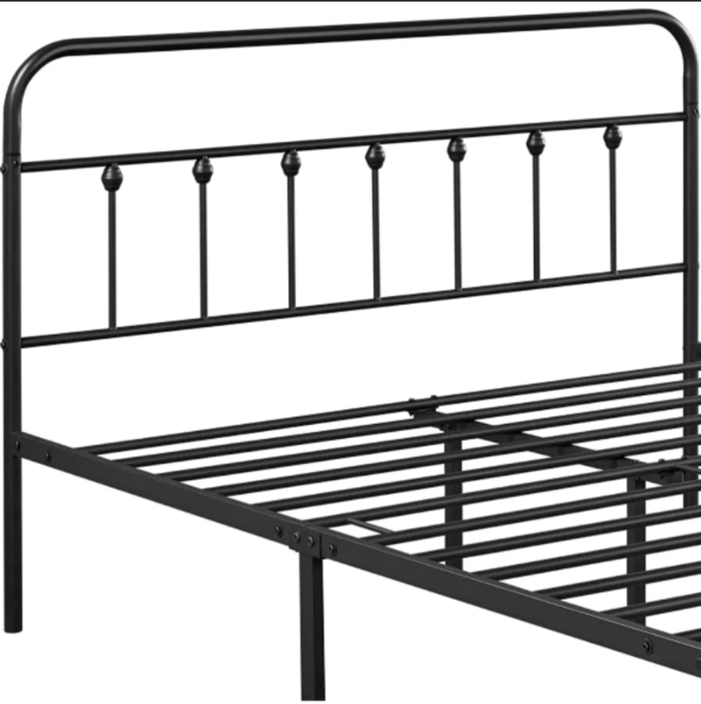 Black Metal Bed Frame | New in Box - photo 3