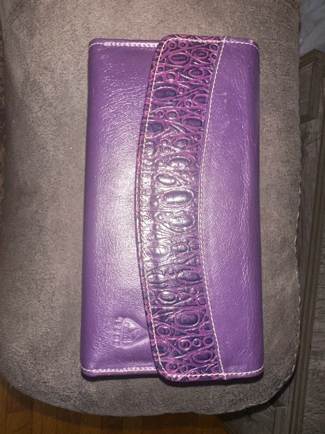 Garo Purple Leather Wallet