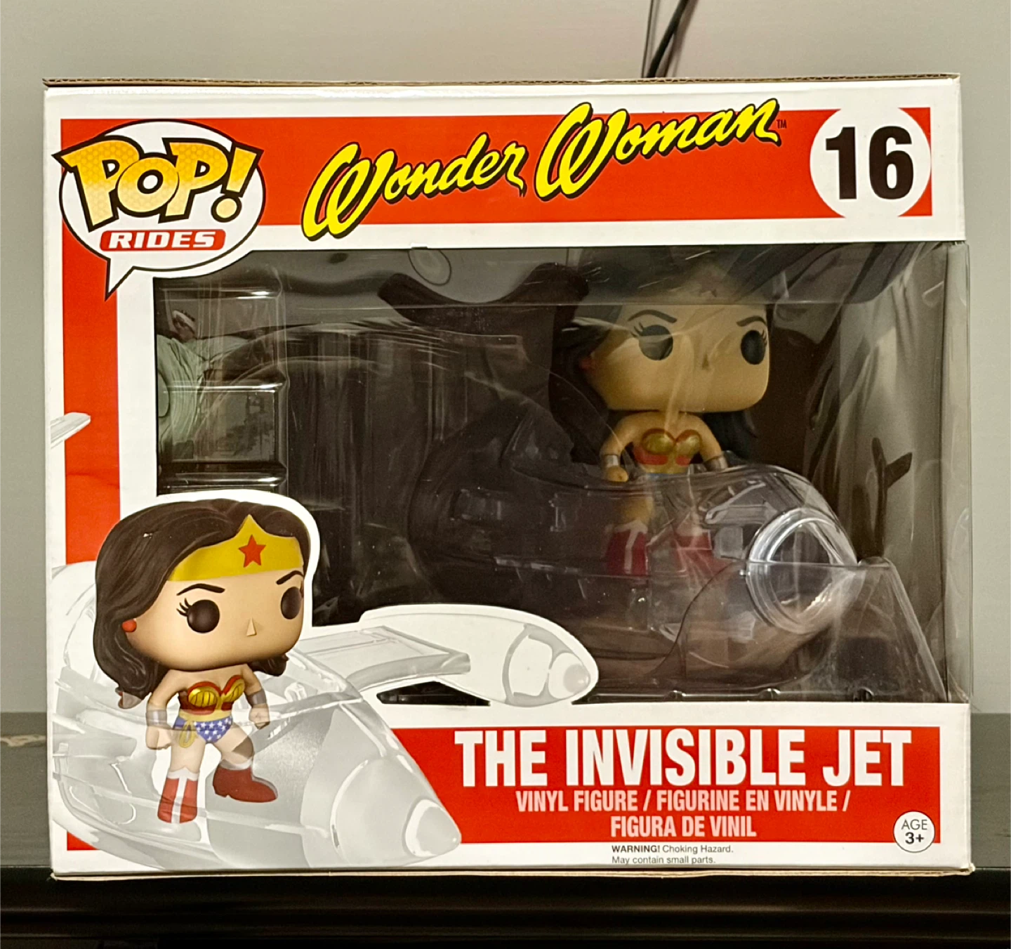Funko Pop! Rides Wonder Woman Invisible Jet #16