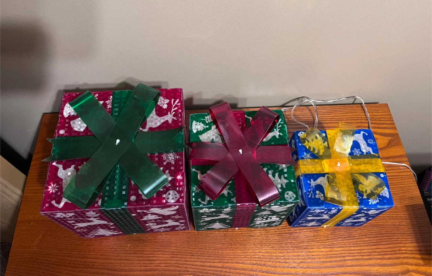 CHRISTMAS LED LIGHT GIFT BOX DECOR - photo 3