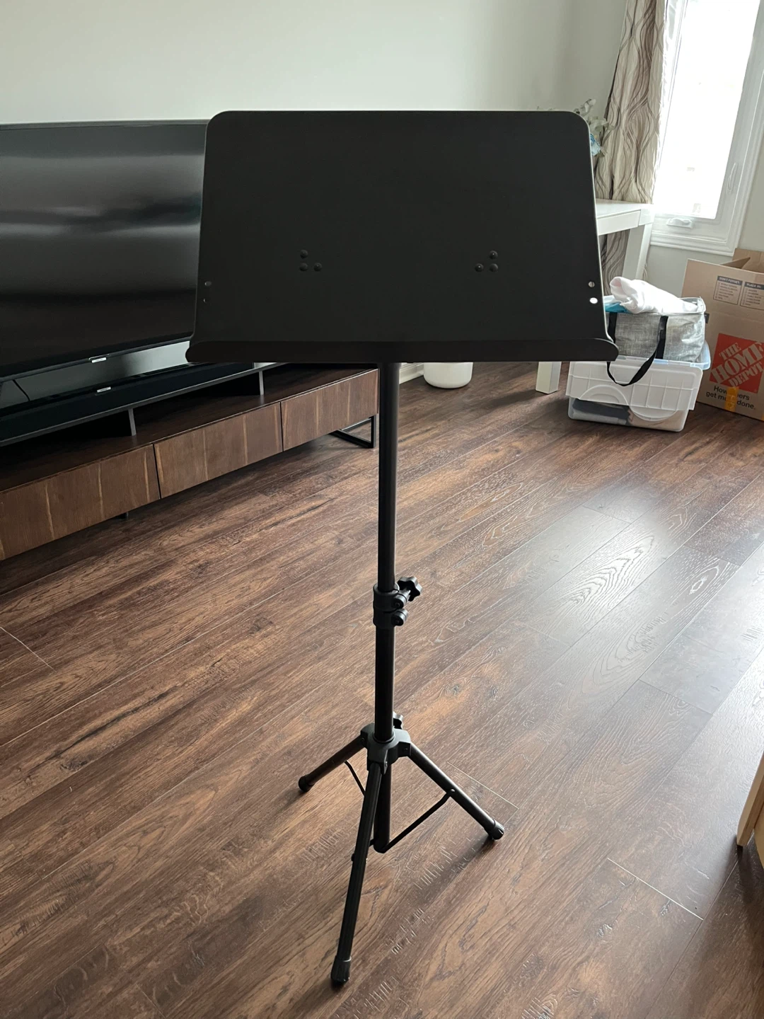 Adjustable Black Music Stand