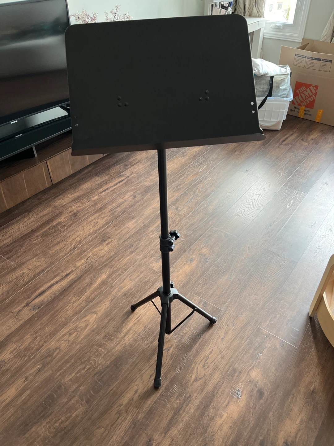 Adjustable Black Music Stand - photo 2