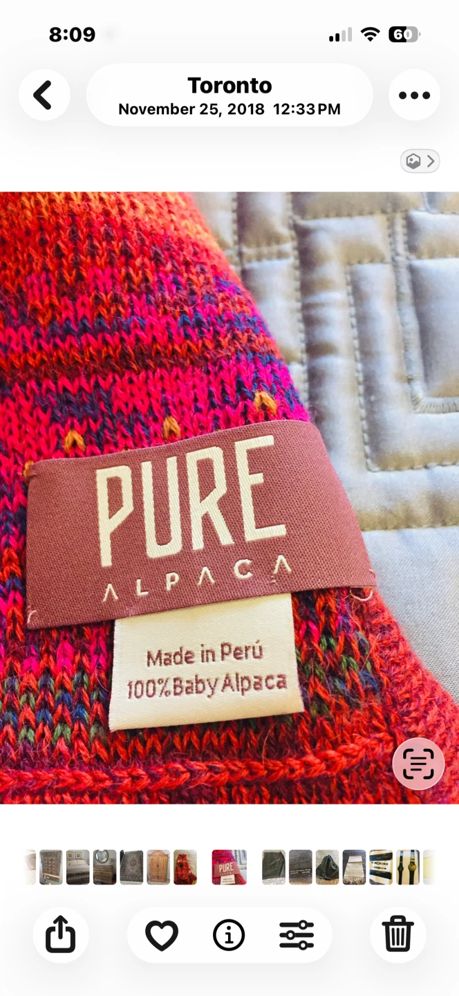 PURE Alpaca Scarf - Made in Peru - photo 2