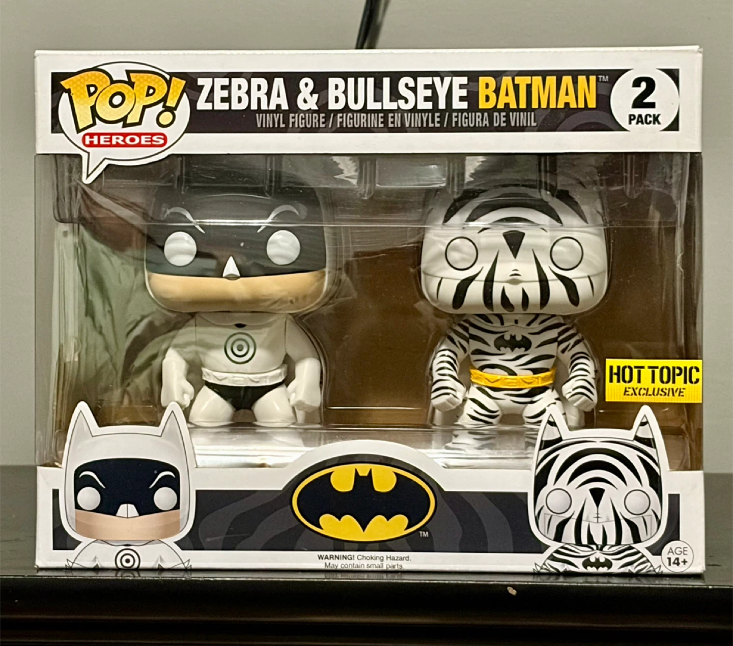 Funko Pop! Zebra & Bullseye Batman 2-Pack