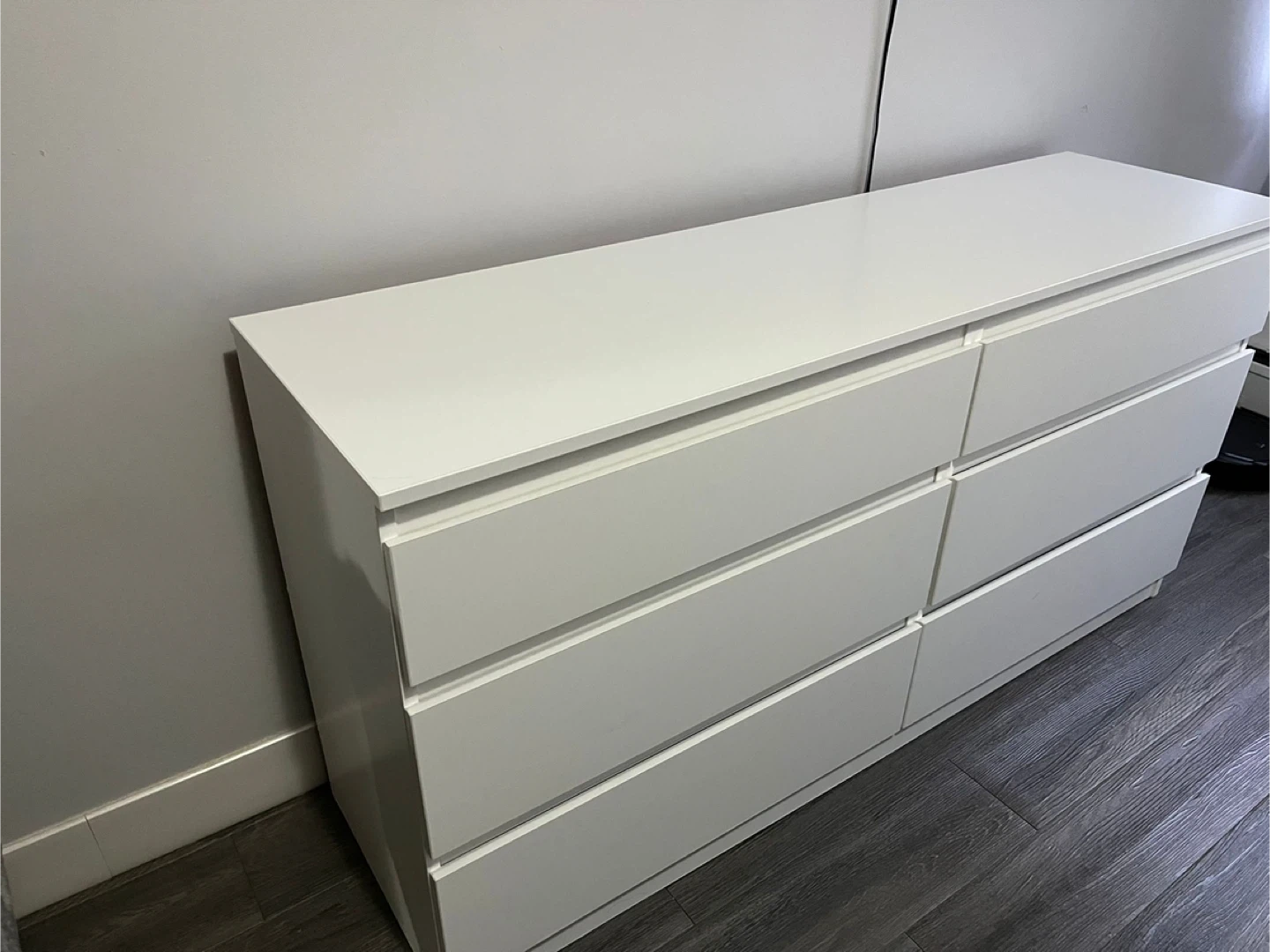 IKEA Malm 6-Drawer Dresser - White