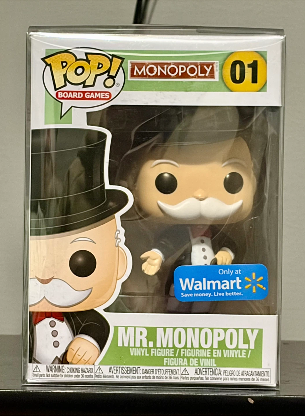 New Funko Pop! Monopoly Mr. Monopoly #01