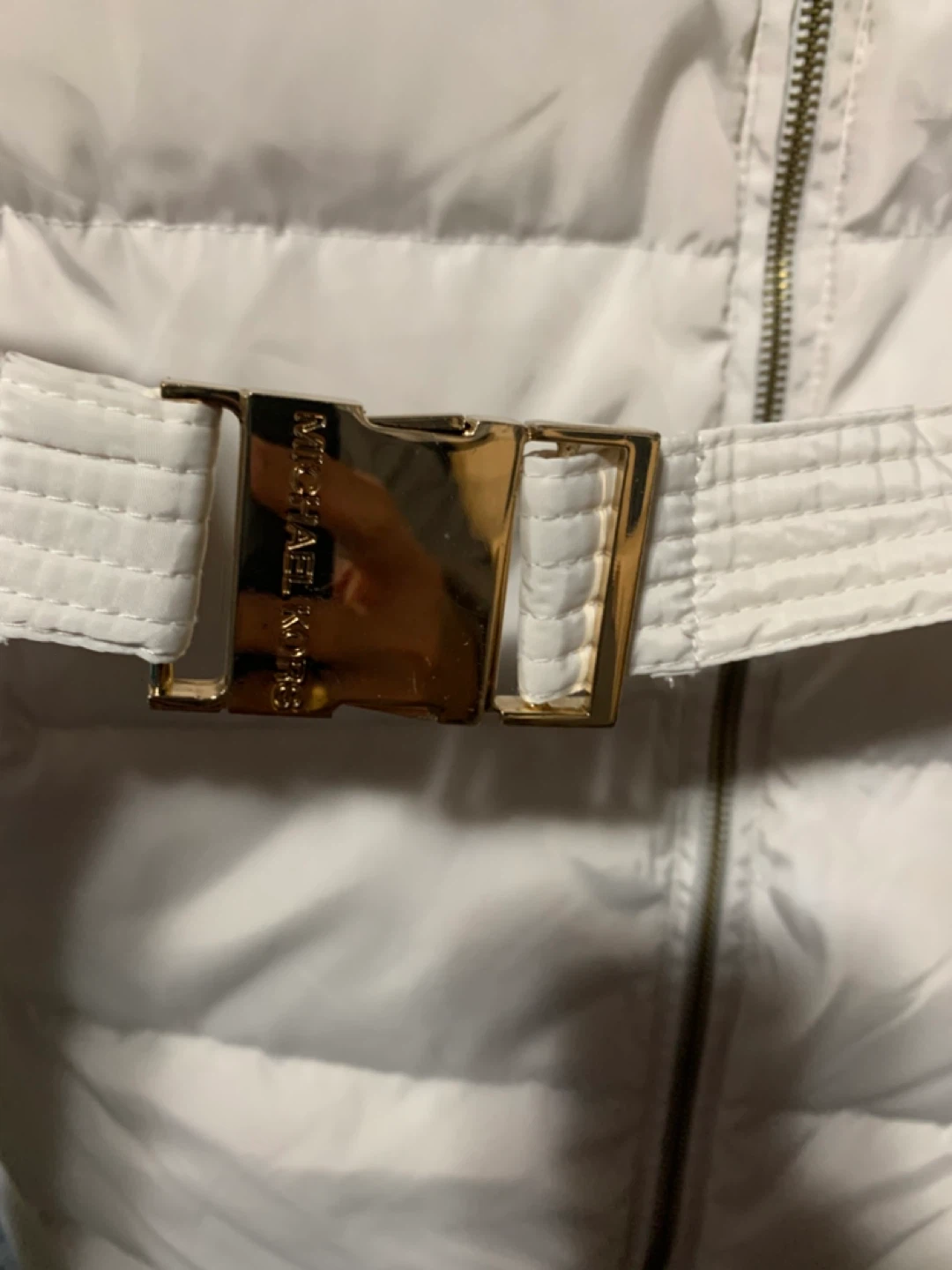 Michael Kors White Puffer Jacket - Size XL - photo 4