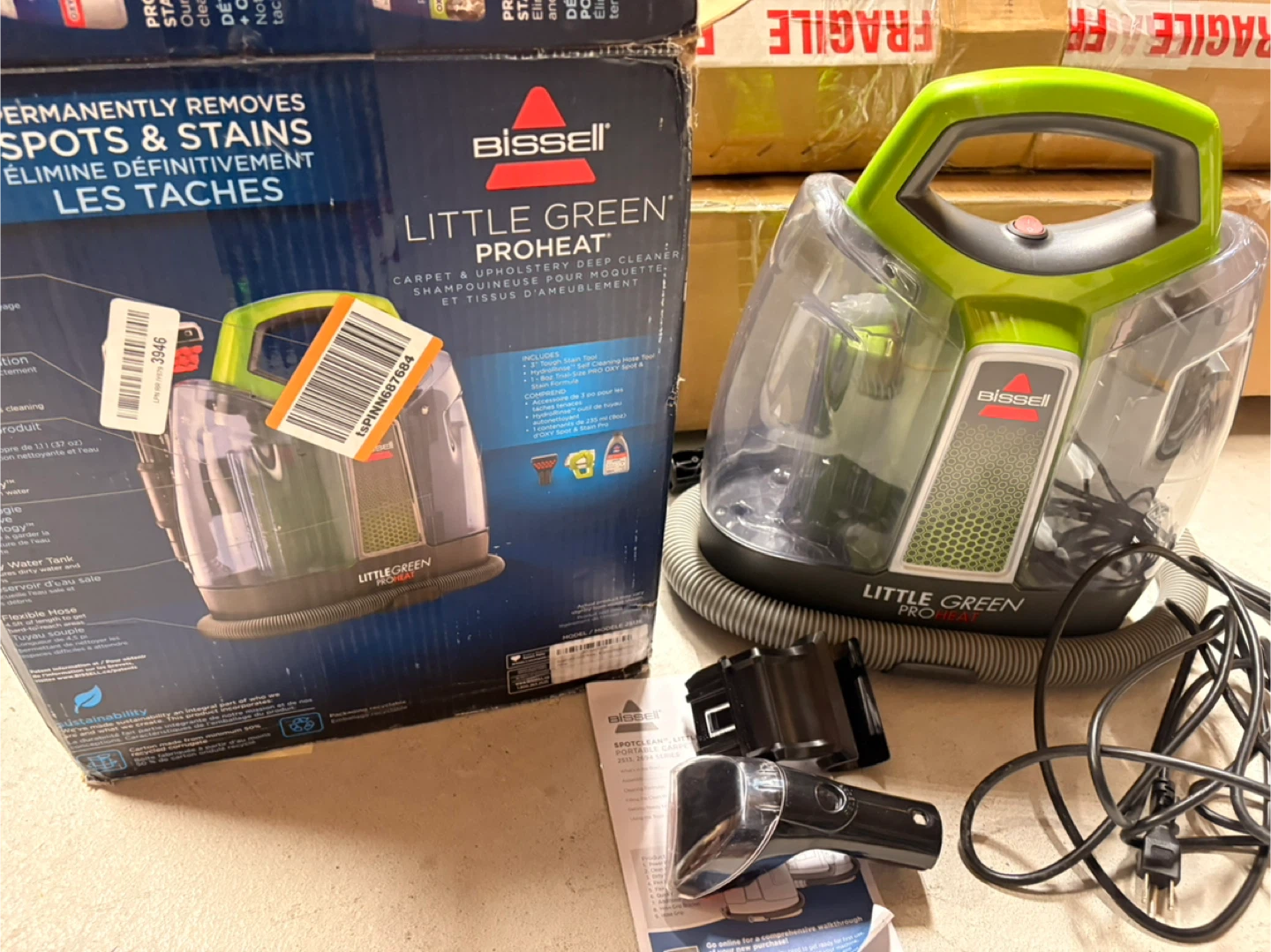 Bissell Little Green ProHeat Portable Carpet Cleaner
