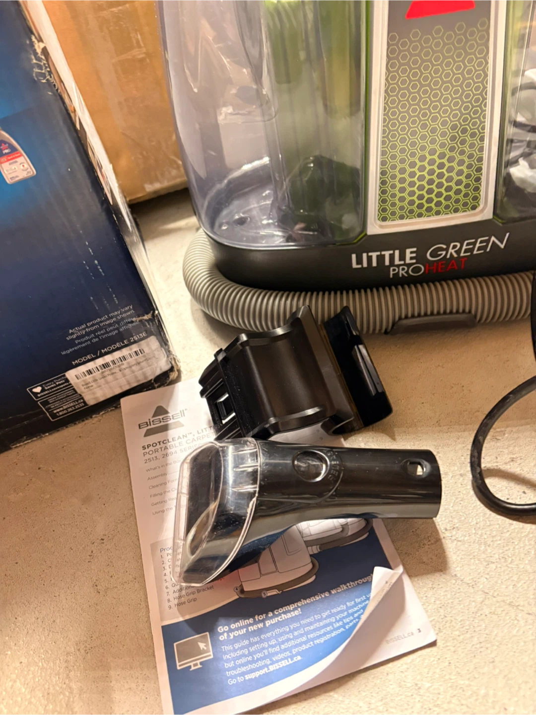 Bissell Little Green ProHeat Portable Carpet Cleaner - photo 3
