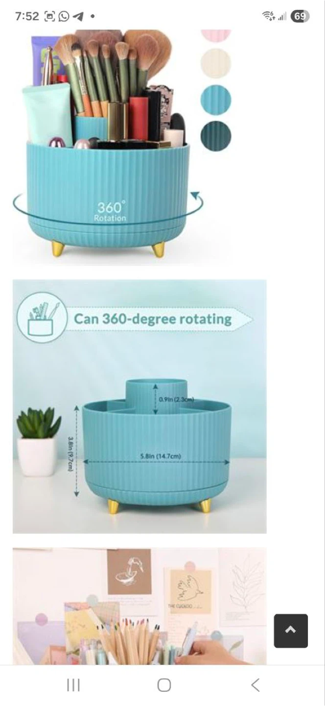SKYDUE Rotating Makeup Organizer - New! - photo 5