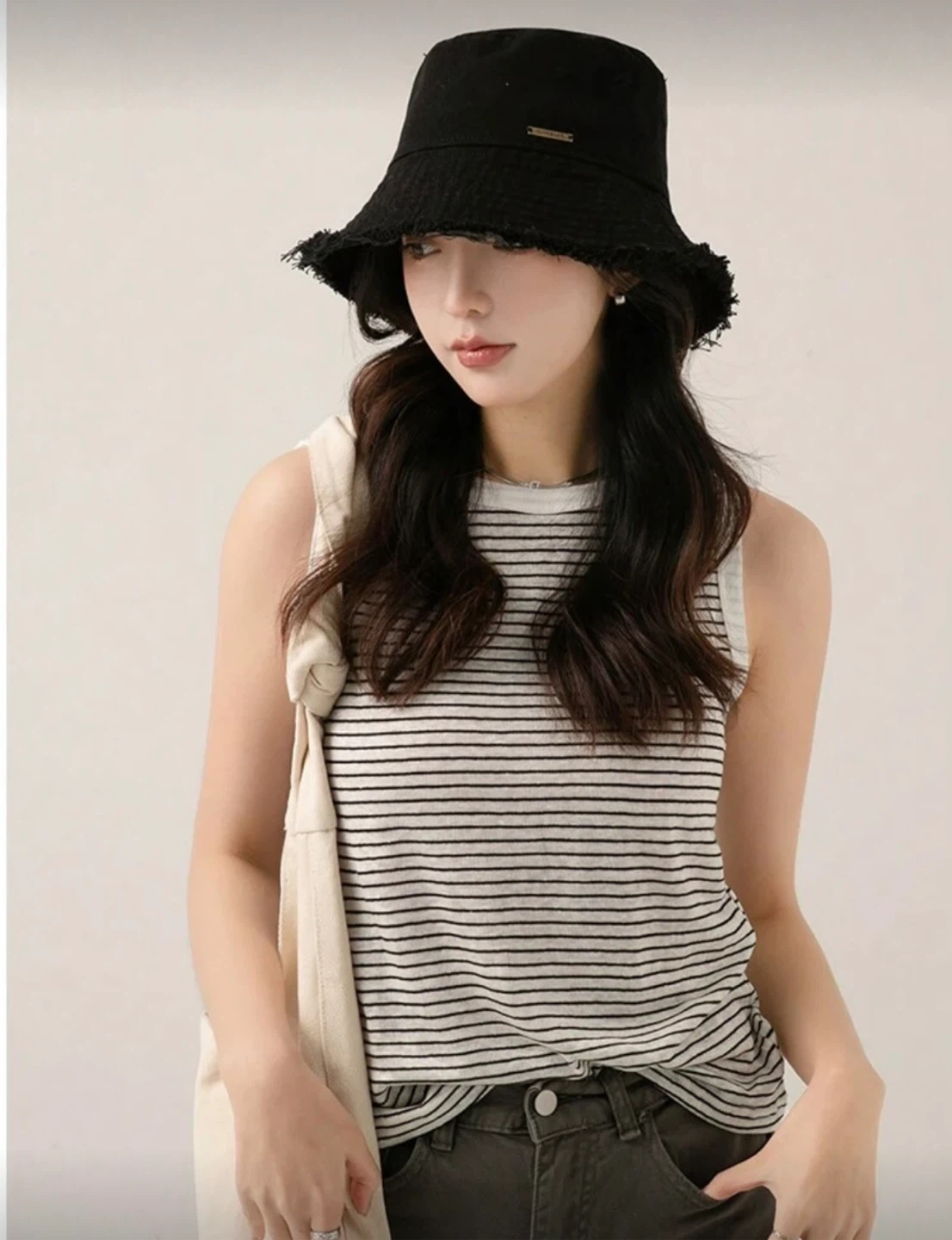 Black Bucket Hat