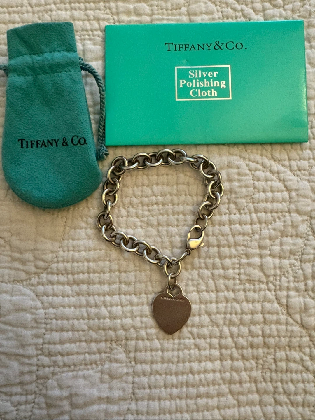 Tiffany & Co. Heart Tag Charm Bracelet