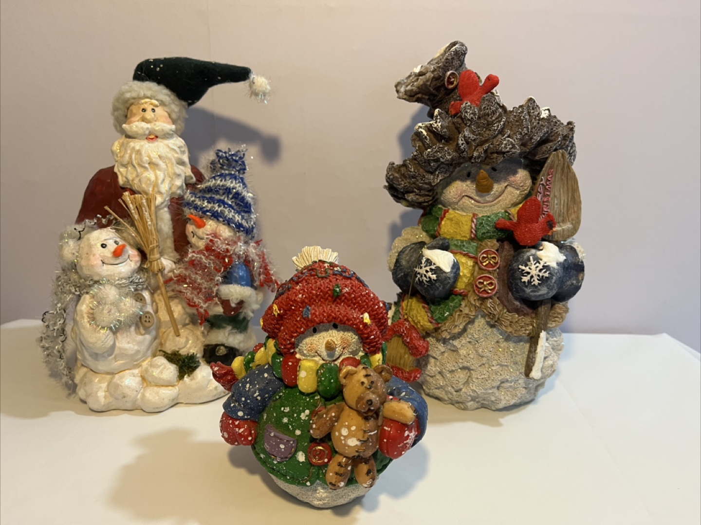 Christmas Holiday Figurines Decorations