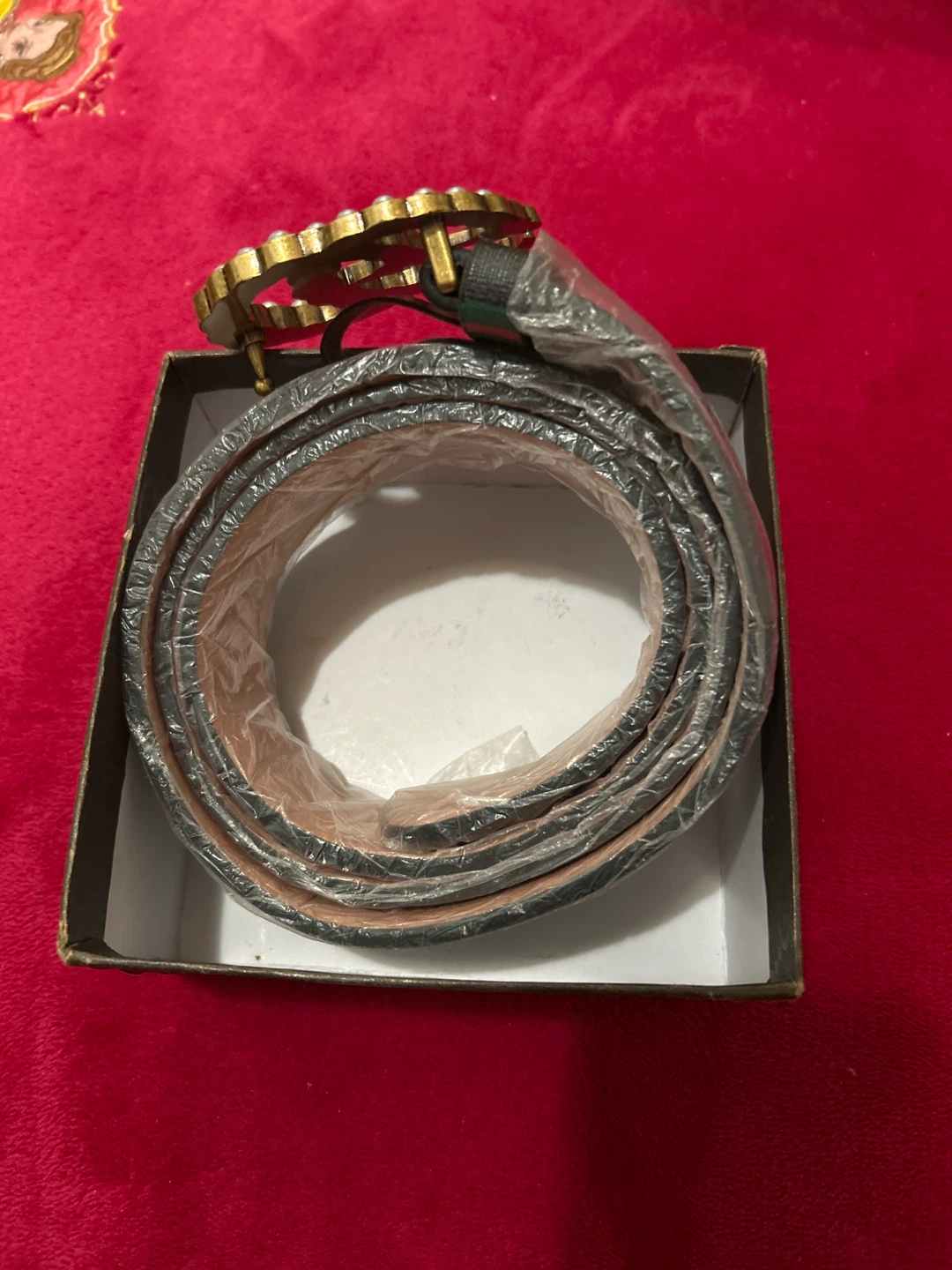 Gucci Belt with Pearl Buckle - photo 2