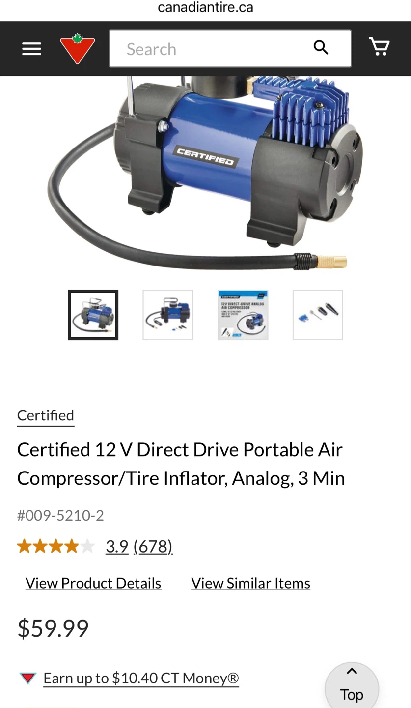 Certified 12V Direct Drive Air Compressor - NEW - photo 4