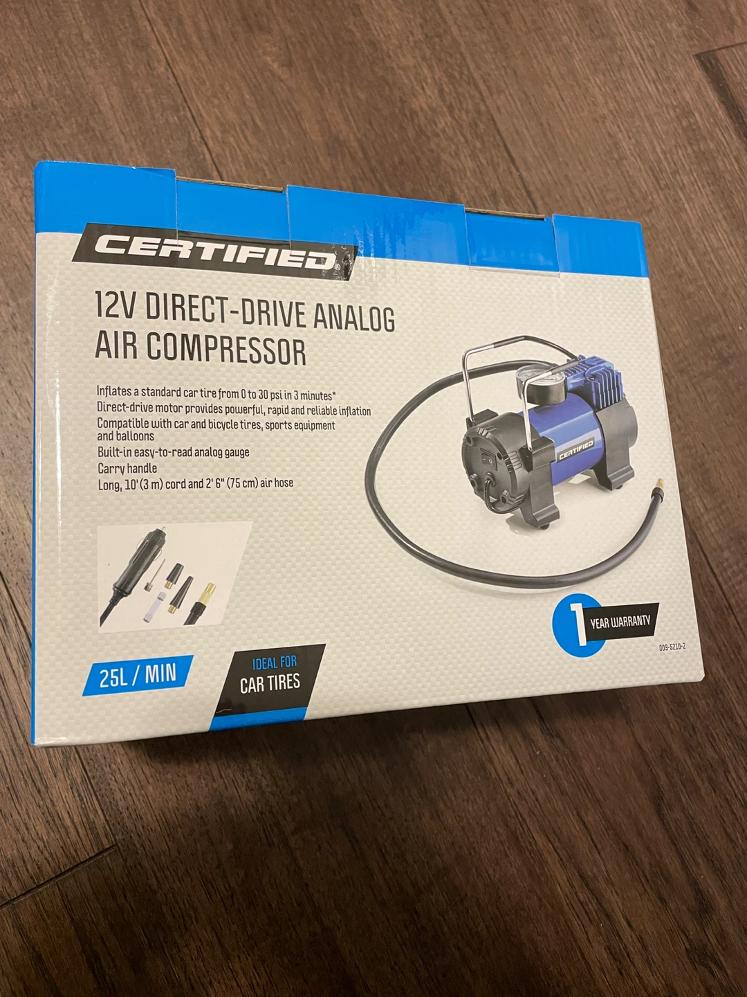 Certified 12V Direct Drive Air Compressor - NEW