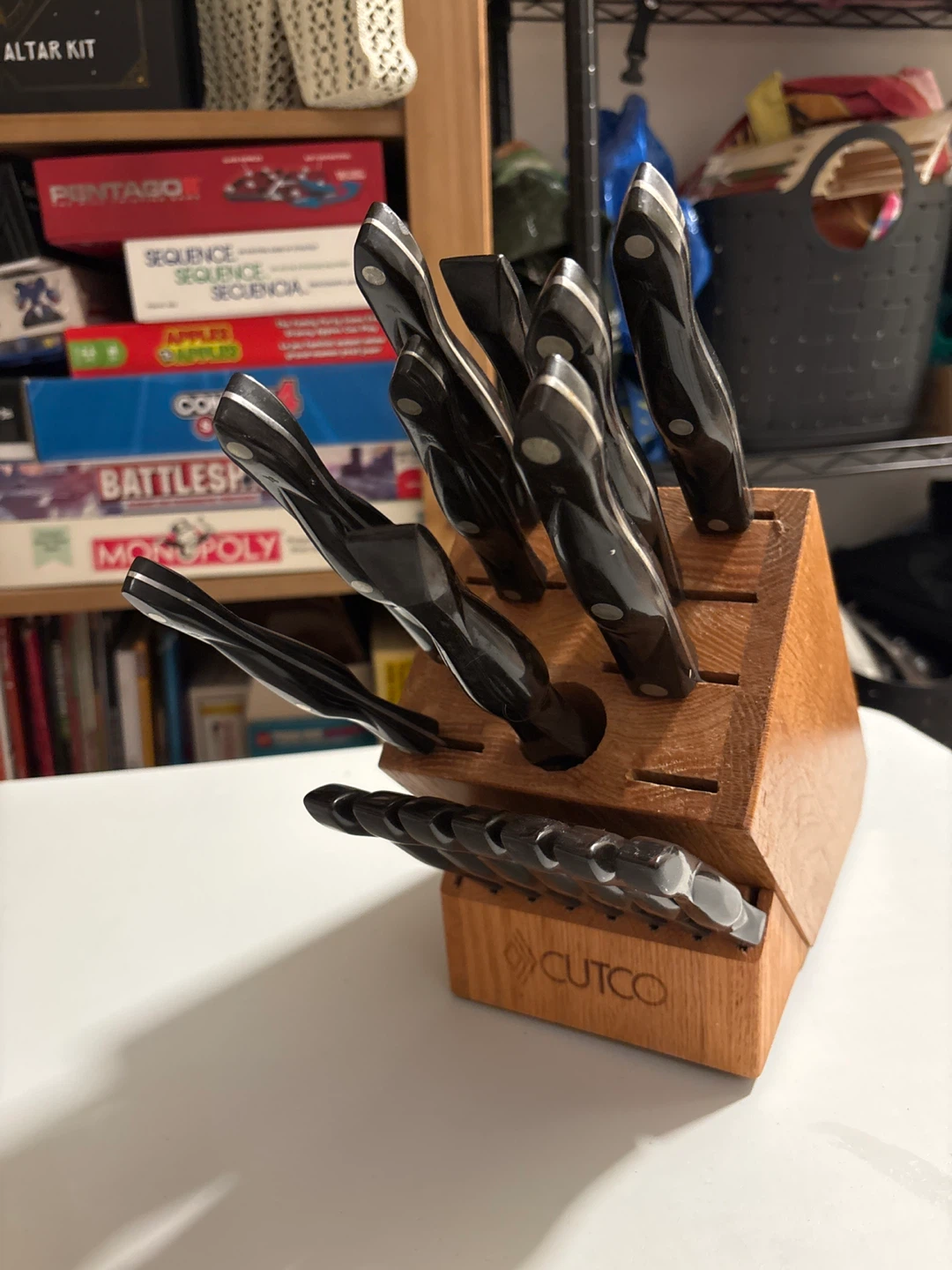 Cutco Knife Set with Block