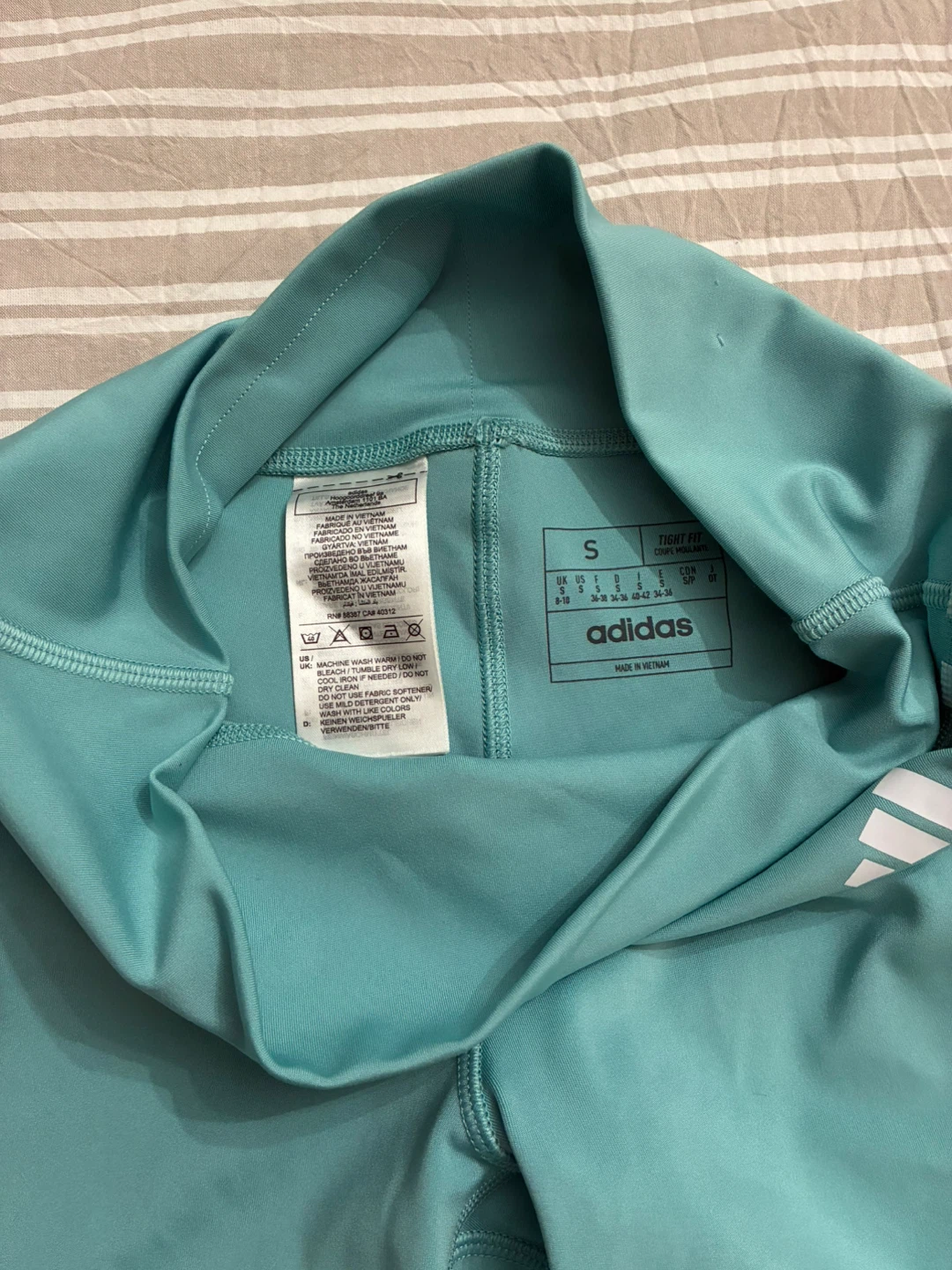 Adidas Teal Bike Shorts - Size Small - photo 2