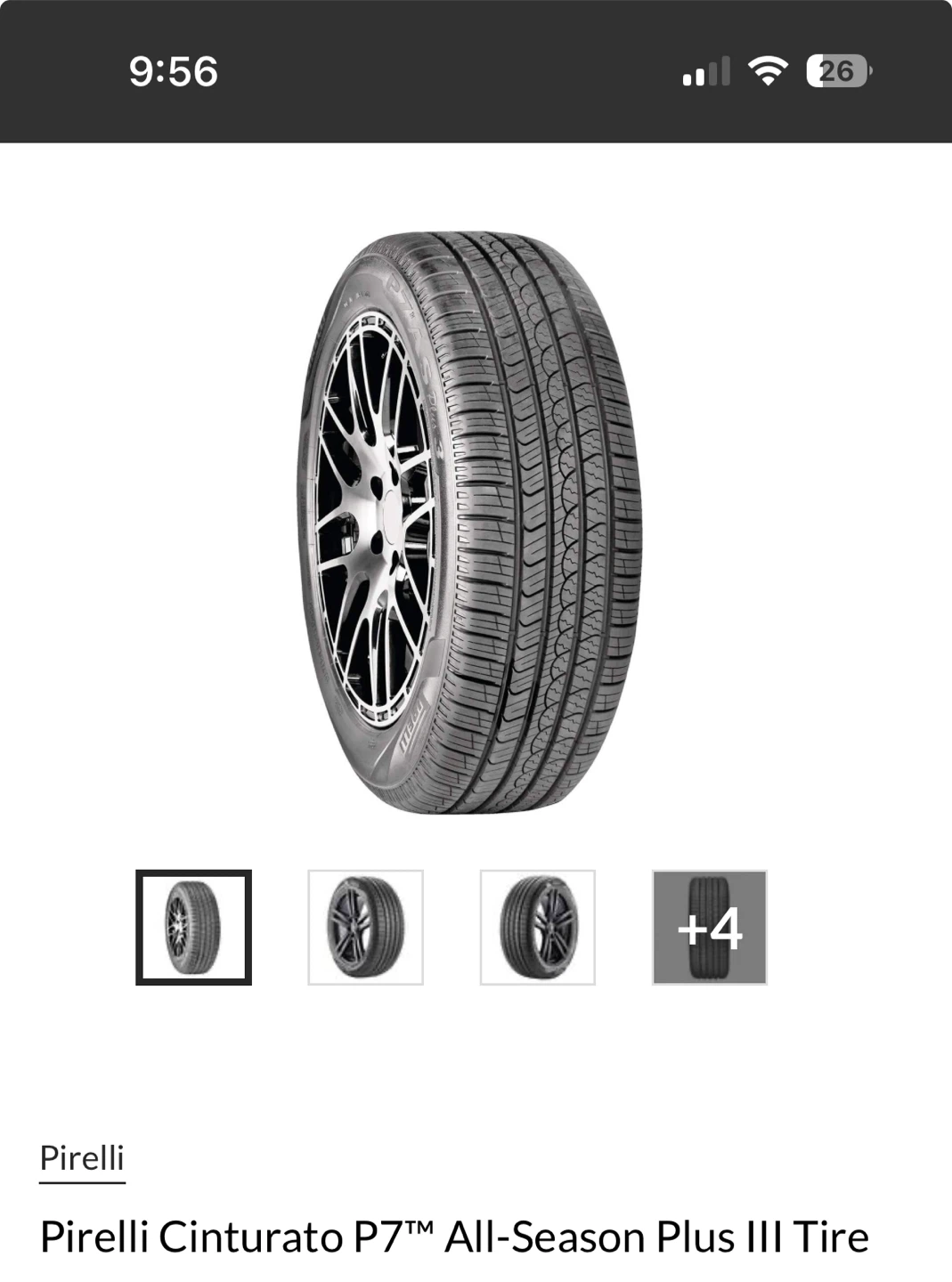 Pirelli Cinturato P7 All-Season Plus III Tire