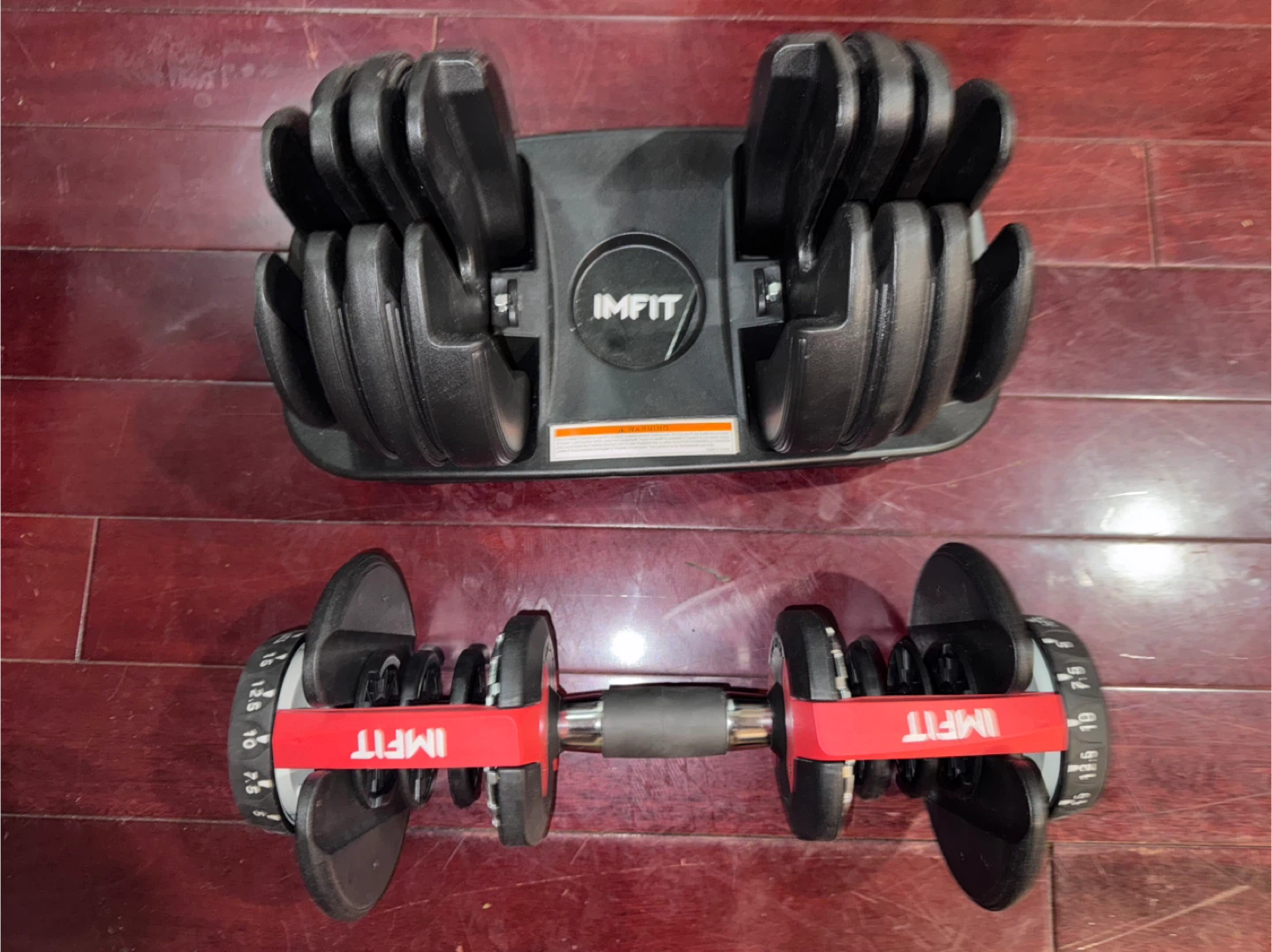 IMFIT Adjustable Dumbbell - 5 to 52.5 lbs - photo 4