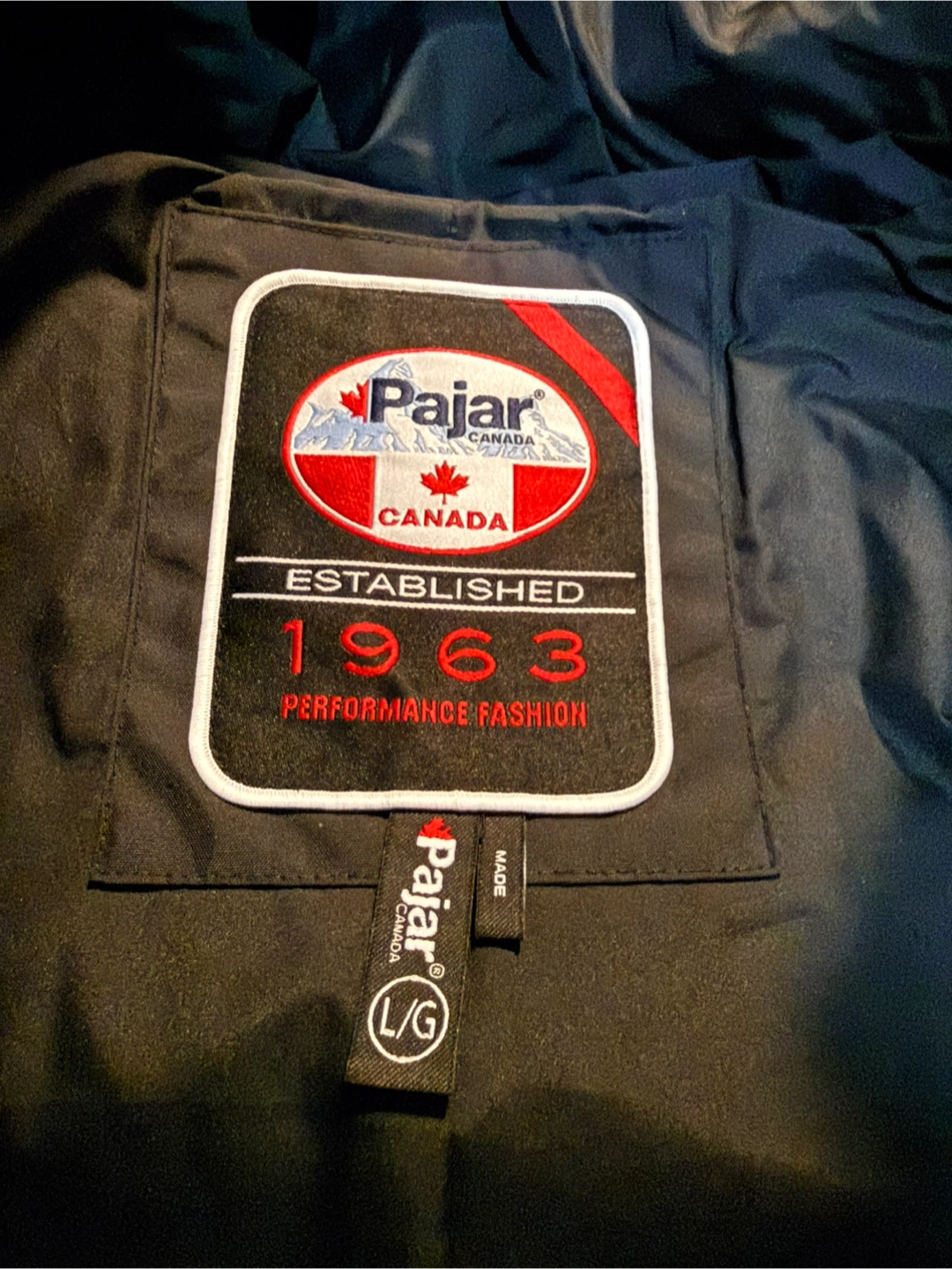 Pajar Black Winter Jacket - Size L - photo 2