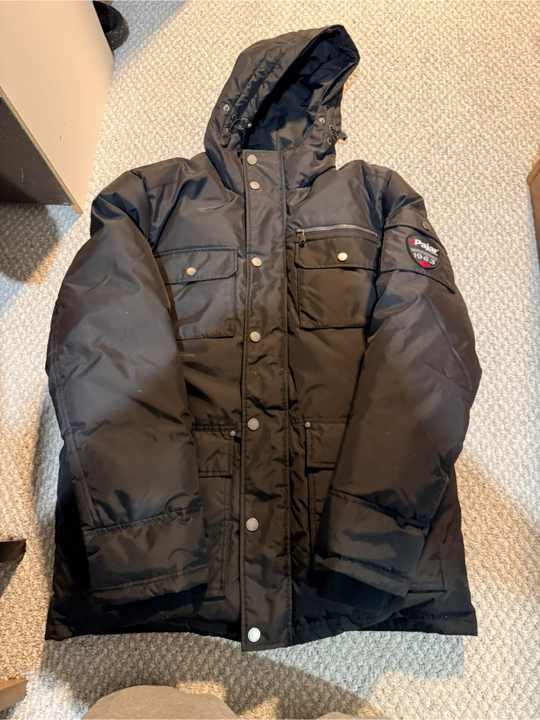 Pajar Black Winter Jacket - Size L