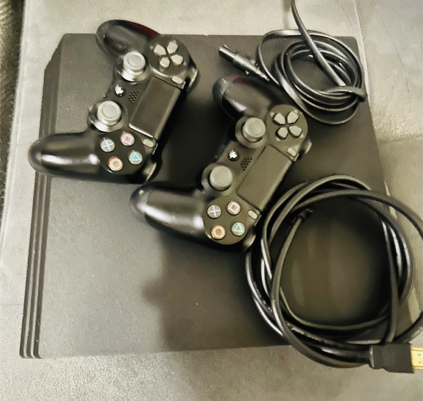 PlayStation 4 Pro Console with 2 Controllers - photo 3