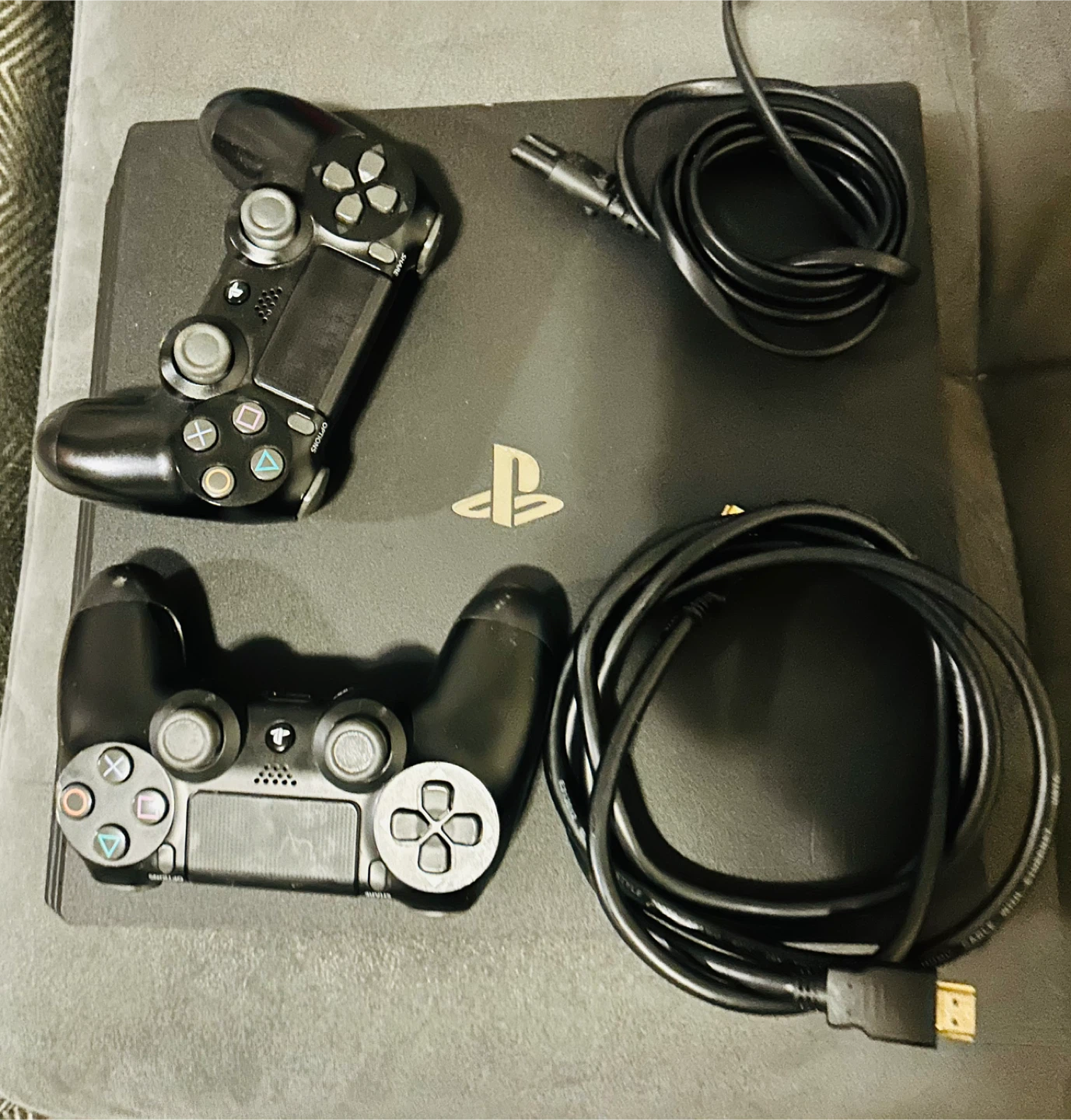 PlayStation 4 Pro Console with 2 Controllers - photo 2