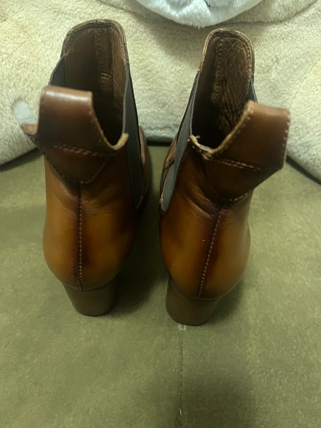 A. Martinifanco Brown Leather Boots - Size 39 - photo 4