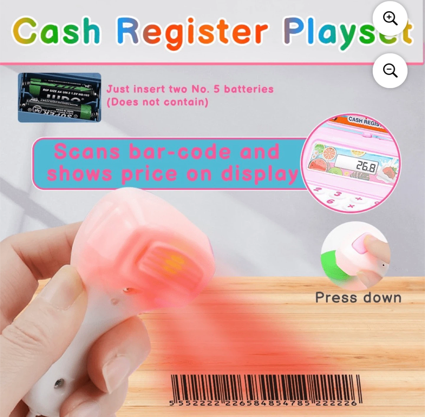 Cash Register Pretend Play Toy - photo 2