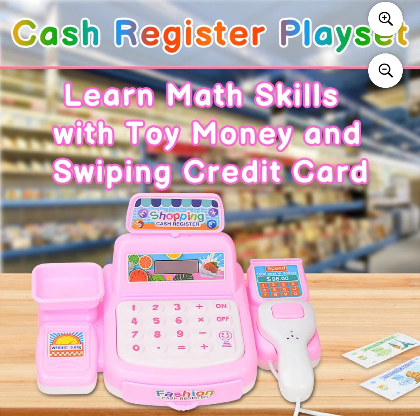 Cash Register Pretend Play Toy - photo 3