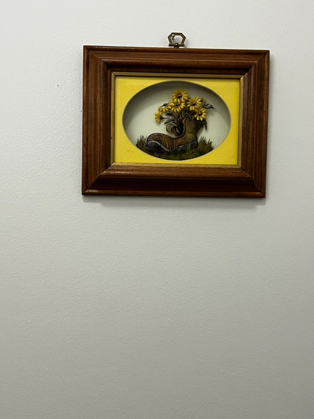 Vintage Framed Boot and Flower Wall Art