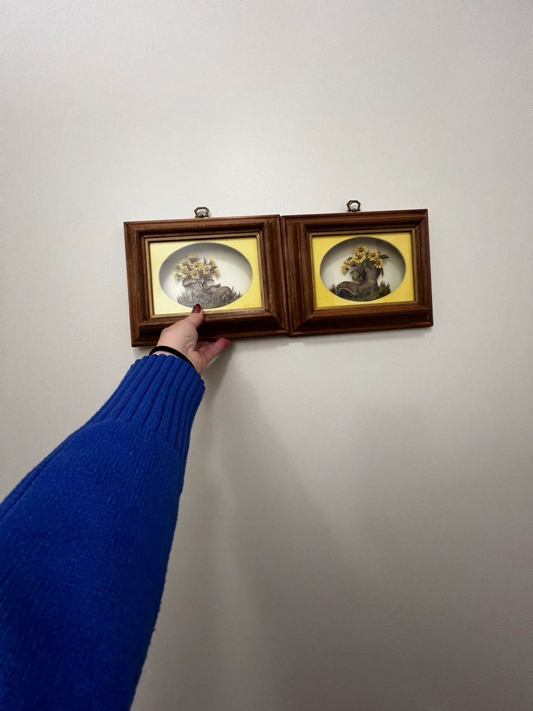 Vintage Framed Boot and Flower Wall Art - photo 3