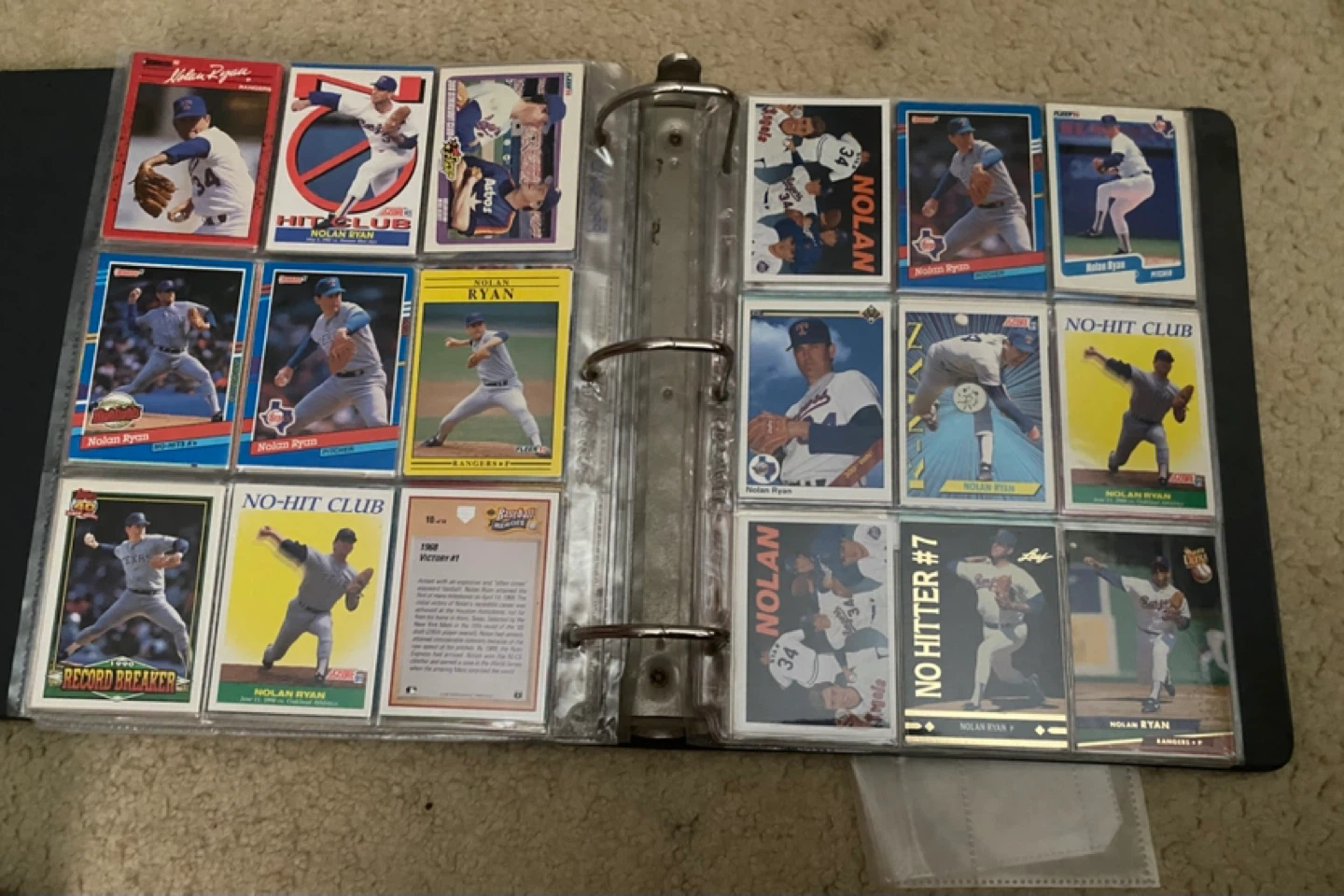 Hockey & Baseball Card Binder - photo 4