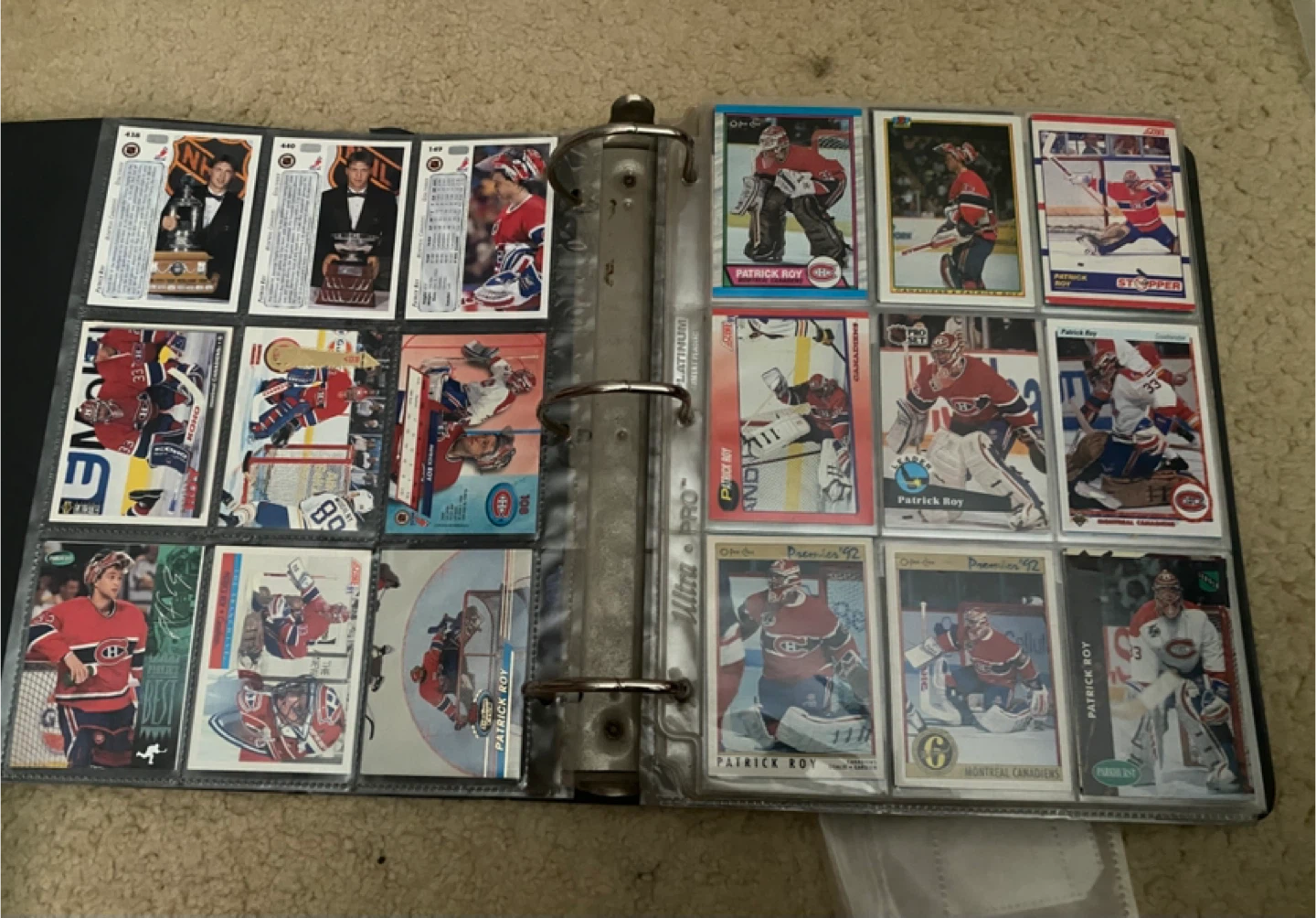 Hockey & Baseball Card Binder - photo 5